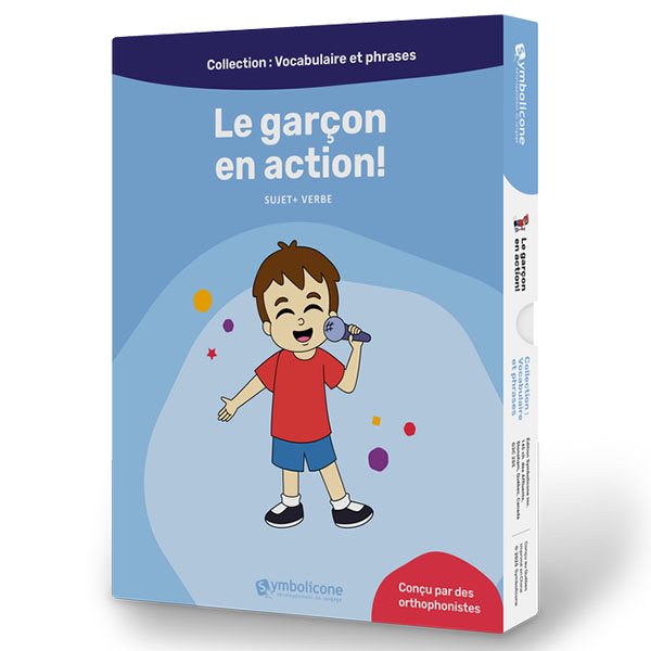 Jeu symbolicone - Le garçon en action