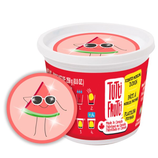 Pâte à modeler parfumée scintillante Tutti Frutti™ 250g - Melon d’eau