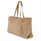 Sac fourre-tout en suède végane Le Britney - Beige