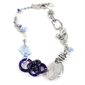 Collier Xeola - Aura bleu