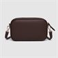 Bianca Vegan Leather Crossbody Bag - Chocolate