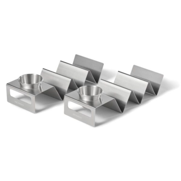 Supports à tacos en acier inoxydable RICARDO – Ensemble de 2