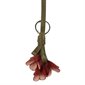 The Flora Vegan Leather Bag Charm - Passion
