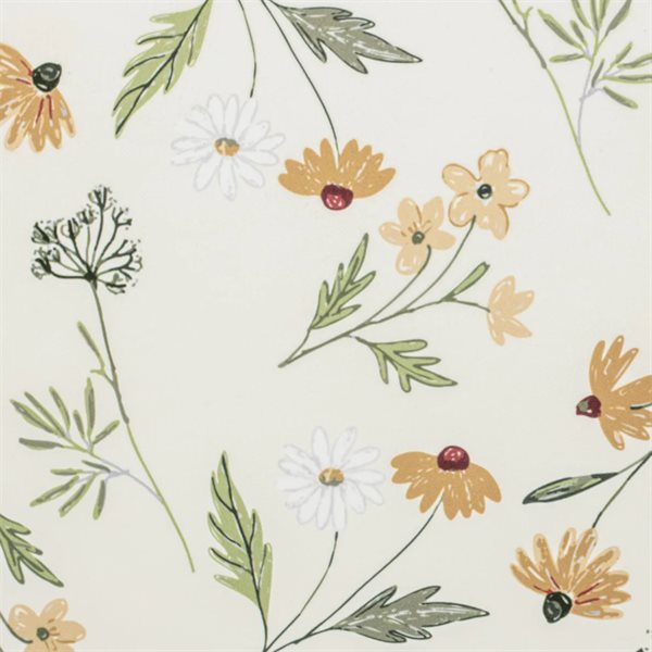 Nappe fleurie Margaret 54 x 72 po - Crème