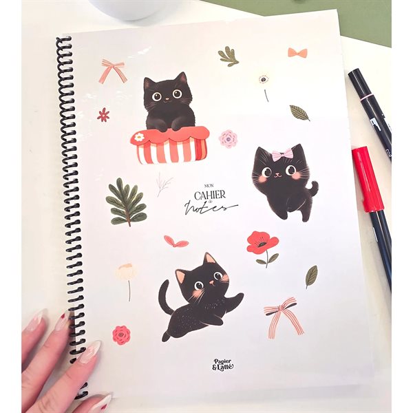 Cahier de notes grand format Laurianne