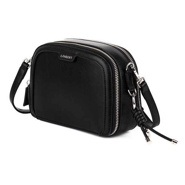 Sac à bandoulière en cuir végane Le Emmy - Noir