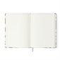 Jumbo Cloth Covered Journal - Green Groovy Floral