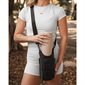 Sac à bandoulière pour bouteille d'eau Miami - Noir