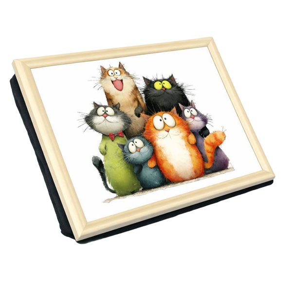 Plateau coussin Les chats