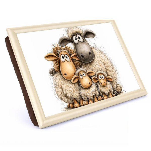 Plateau coussin Les moutons