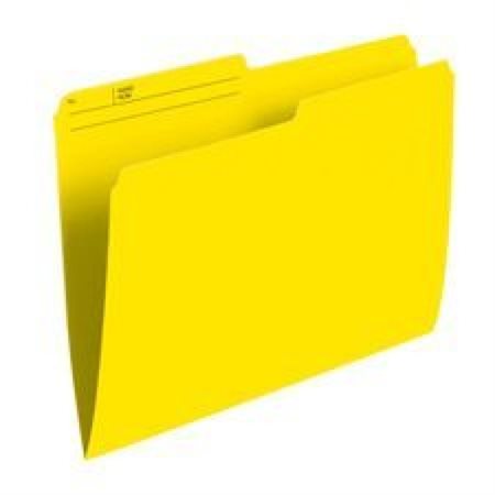 Coloured Reversible File Folder (single unit) - Legal - Yellow