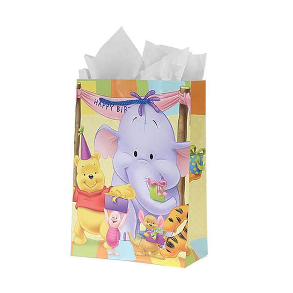 Sac cadeau grand format Winnie et ses amis