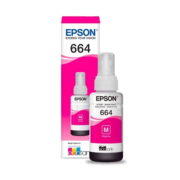 EcoTank T664 Ink Bottle - Magenta