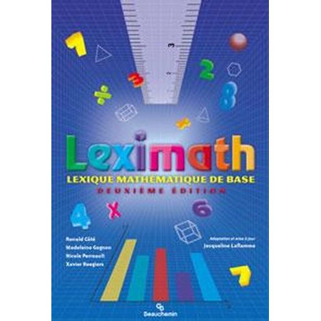 Leximath : lexique mathématique de base