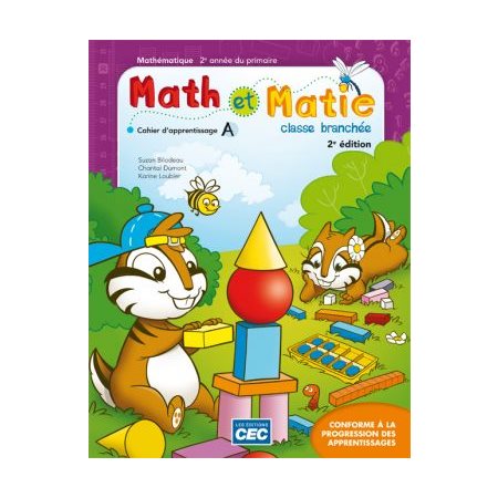Cahier d'apprentissage A et B - Math et Matie - 2e édition, incluant le carnet des savoirs - Mathématique - 2e année