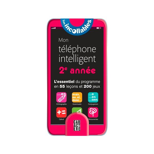 Cahier de révision Les incollables Mon téléphone intelligent - 2e année