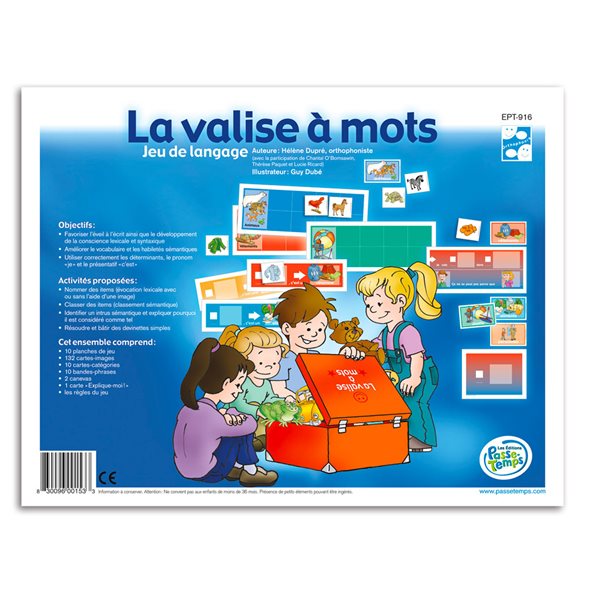 Jeu La valise à mots