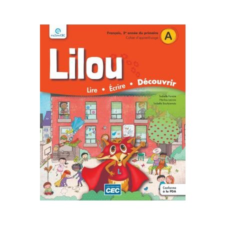 Cahier d'apprentissage du français Lilou - 2e année