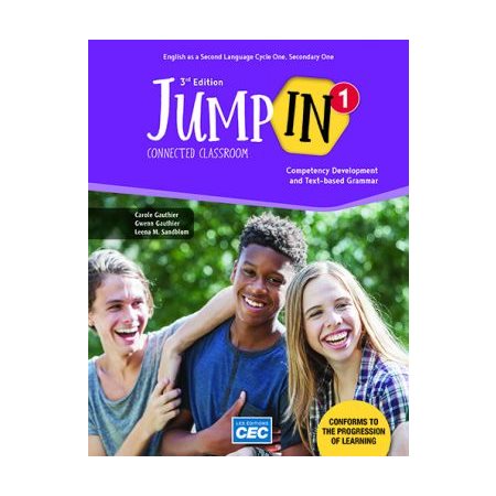 Content Workbook - Jump In - 3rd Edition, with Interactive Activities + Web Student Access (1 year) - English as a Second Language - Secondary 1