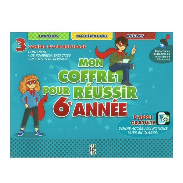 Cahiers Mon coffret pour réussir - 6e année