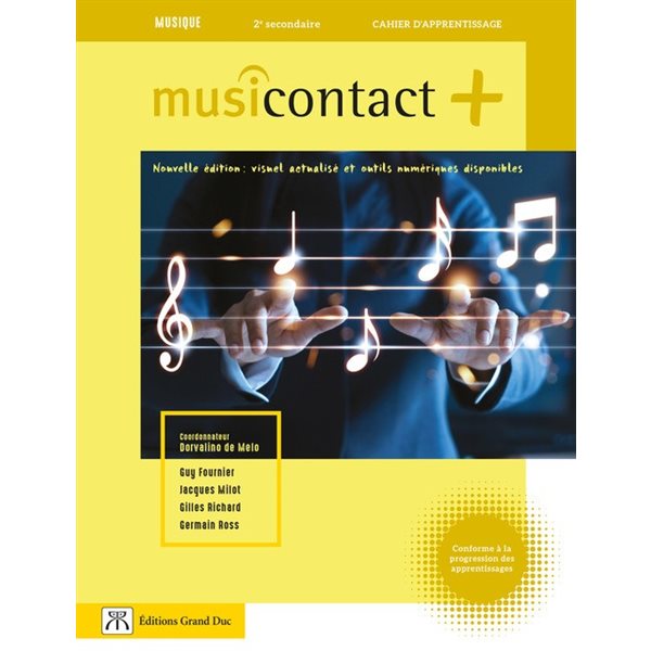 Musicontact + - 2e secondaire - NOUVELLE ÉDITION