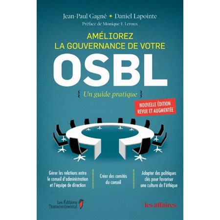 Améliorez la gouvernance de votre OSBL
