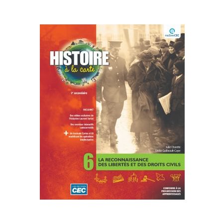 Cahier d’apprentissage Histoire à la carte - Secondaire 2