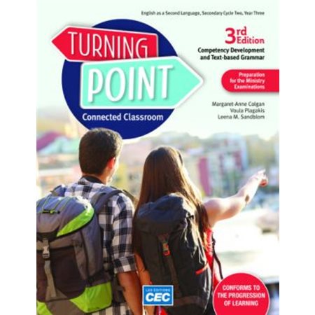 Workbook - Turning Point - 3rd Ed. (with Interactive Activities) and Short Stories + Students access, Web 1 year - English as a Second Language - Secondary 5