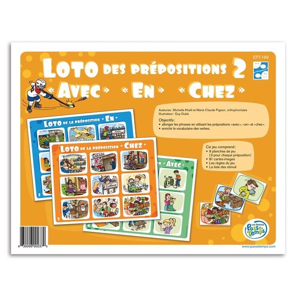 LOTO DES PRÉPOSITIONS 2