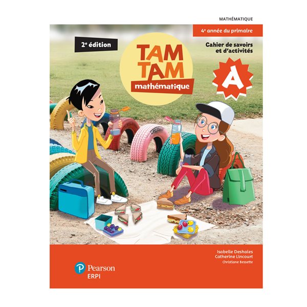 Cahier de savoirs et d'activités A et B - TAM TAM - 2e édition, version papier + l'ensemble numérique de l'élève (12 mois) - Mathématique - 4e année