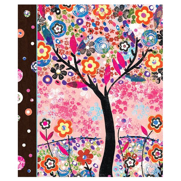 Journal de notes personnelles grand format Simple Dream Arbre en fleurs