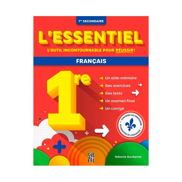 Cahier L'essentiel 1re secondaire - Français - Nouvelle édition
