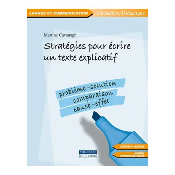 Stratégies pour écrire un texte explicatif