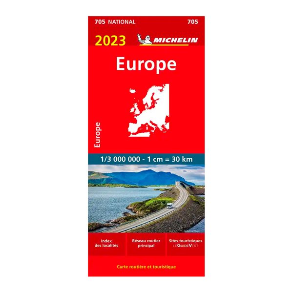 Carte routière Europe 705 Carte Nationale