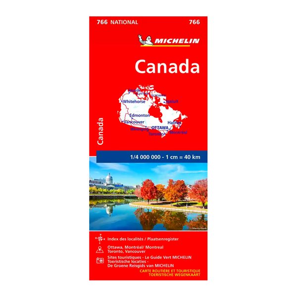 Carte routière et touristique Canada Nationale