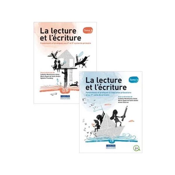 Guides didactiques pour les enseignants - La lecture et l'écriture : Fondements et pratiques à l'éducation préscolaire - Combo Tome 1 et Tome 2 - Français