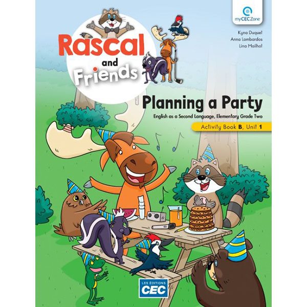 Activity Book - Rascal and Friends B - Print version + Free web version with teacher's access - English as a Second Language - Grade 2