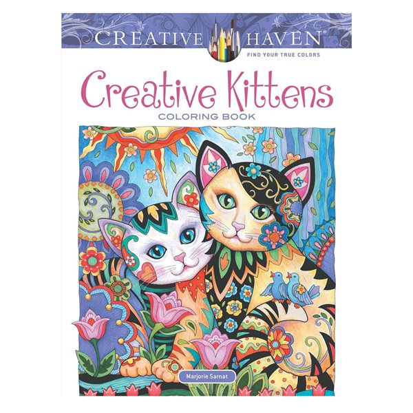 Livre à colorier Creative Haven Creative Kittens 