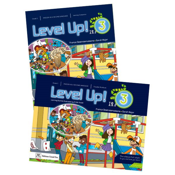 Level Up! Learning Companion and  Erasable Workbook - English as a Second Language - Grade 3