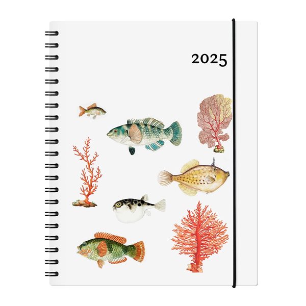 Agenda hebdomadaire W. Maxwell Garbo Poissons (2025)