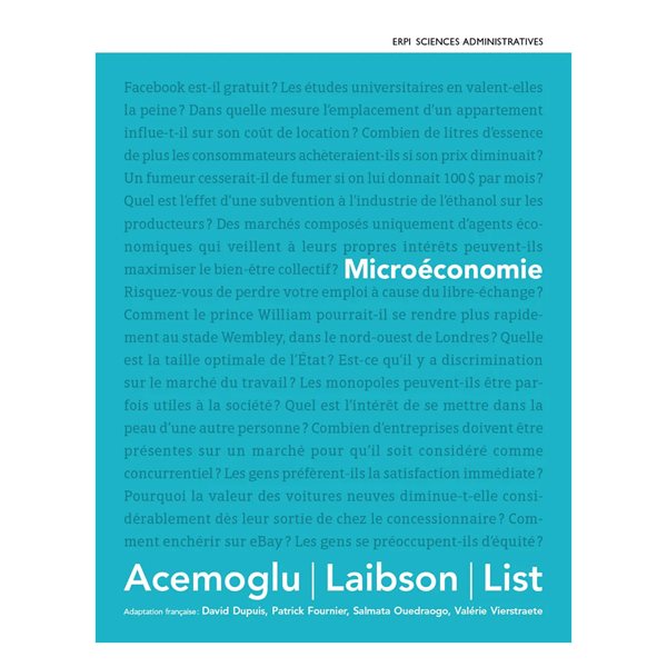 Microéconomie - Version imprimée avec accès web 1 an