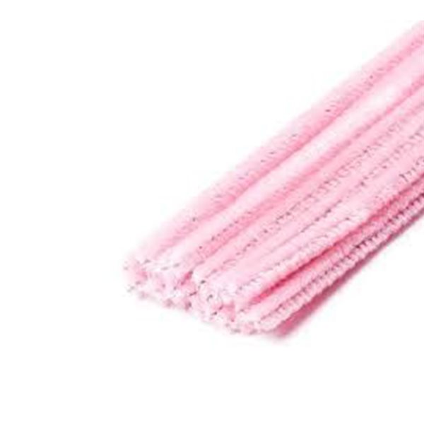 12 in. Pipe Cleaners - Light Pink