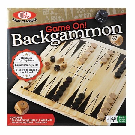 Jeu Game On ! Backgammon™ en bois