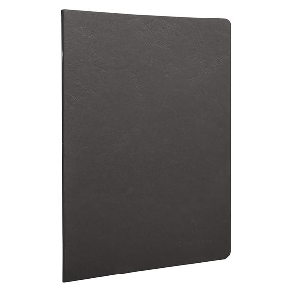 Cahier de notes ligné à reliure piquée Age Bag - A4 - Noir