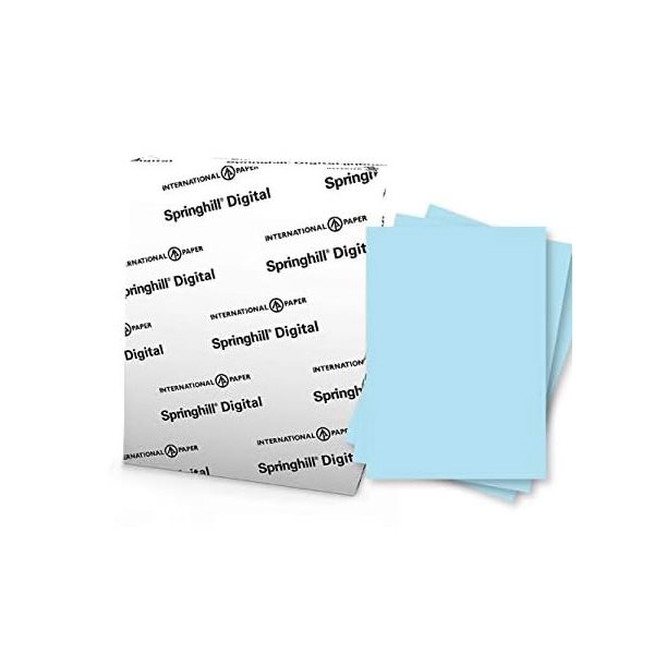 Springhill® Digital Bristol Velum Cover Stock - Bleu