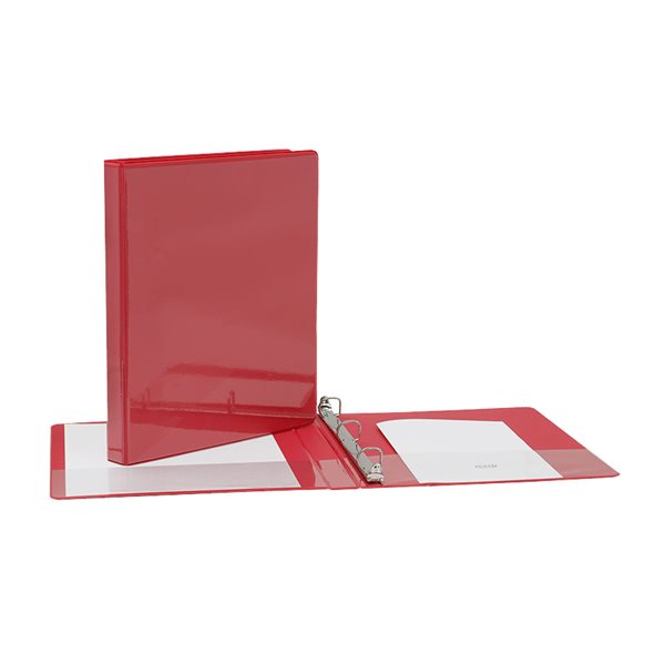 D-Ring Presentation Binder - 1/2 in - Red