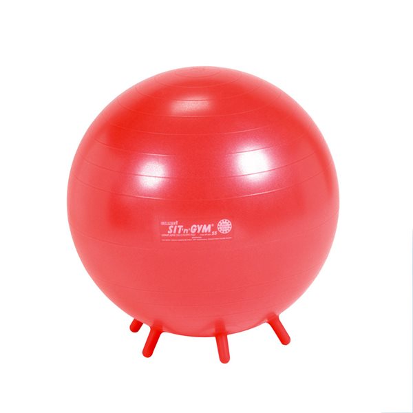Ballon Sit’n’gym Junior 55 cm (rouge)
