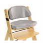 Chaise haute en bois pour enfant Keekaroo avec coussin confort - Naturel