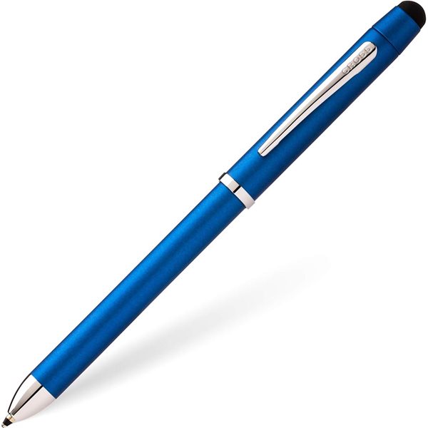 Tech 3+ Multifunction Pen with Stylus - Metallic Blue