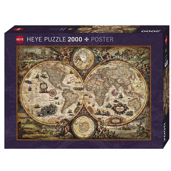 2000 Pieces – Vintage World Jigsaw Puzzle